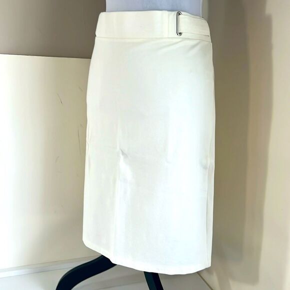Messini Flawless NWOT White Buttercream Pencil Skirt Women’s L Spring 2024 - Picture 1 of 6